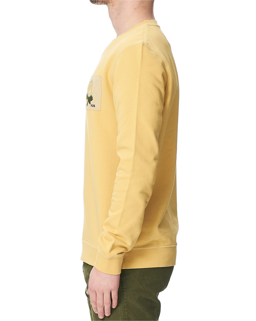 Homme | Pulls Et Tricots | Kent & Curwen | E.K 1926 Rose Logo Sweatshirt Sandy Yellow