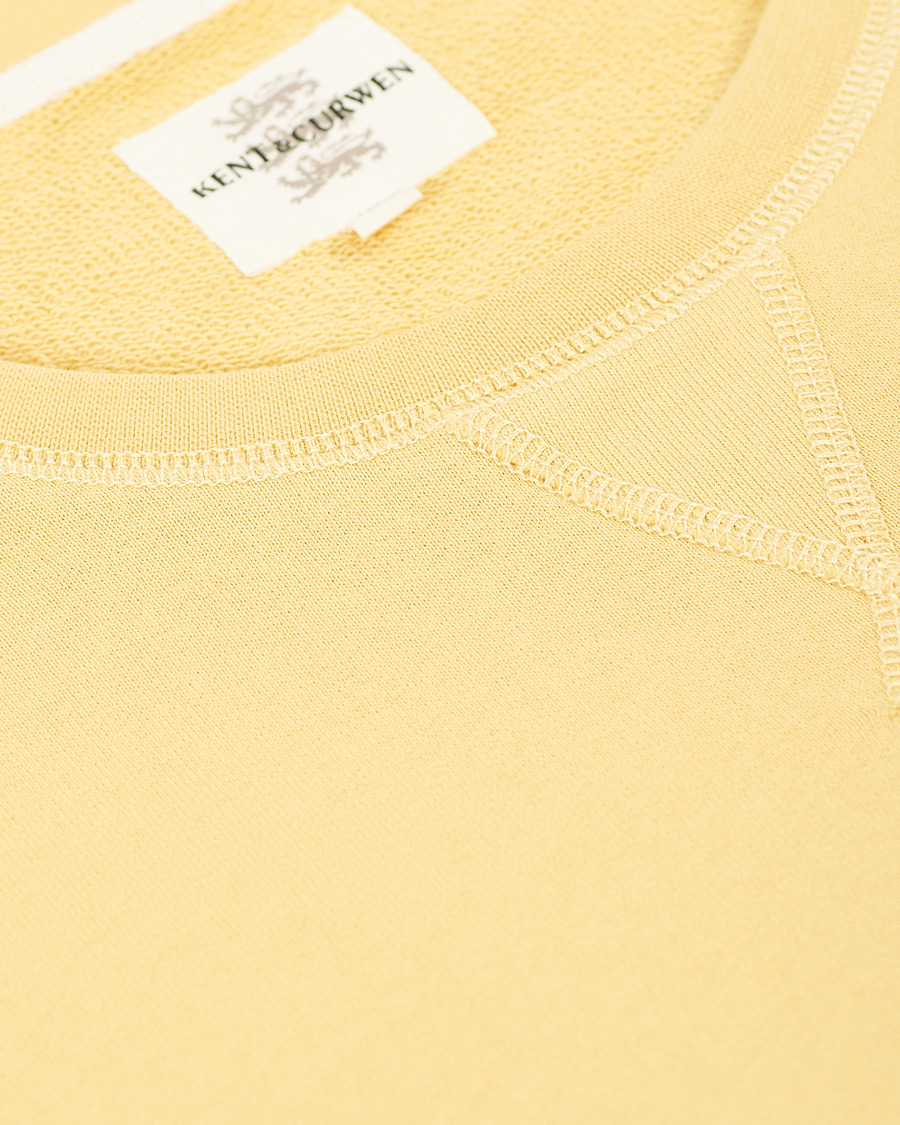 Homme | Pulls Et Tricots | Kent & Curwen | E.K 1926 Rose Logo Sweatshirt Sandy Yellow
