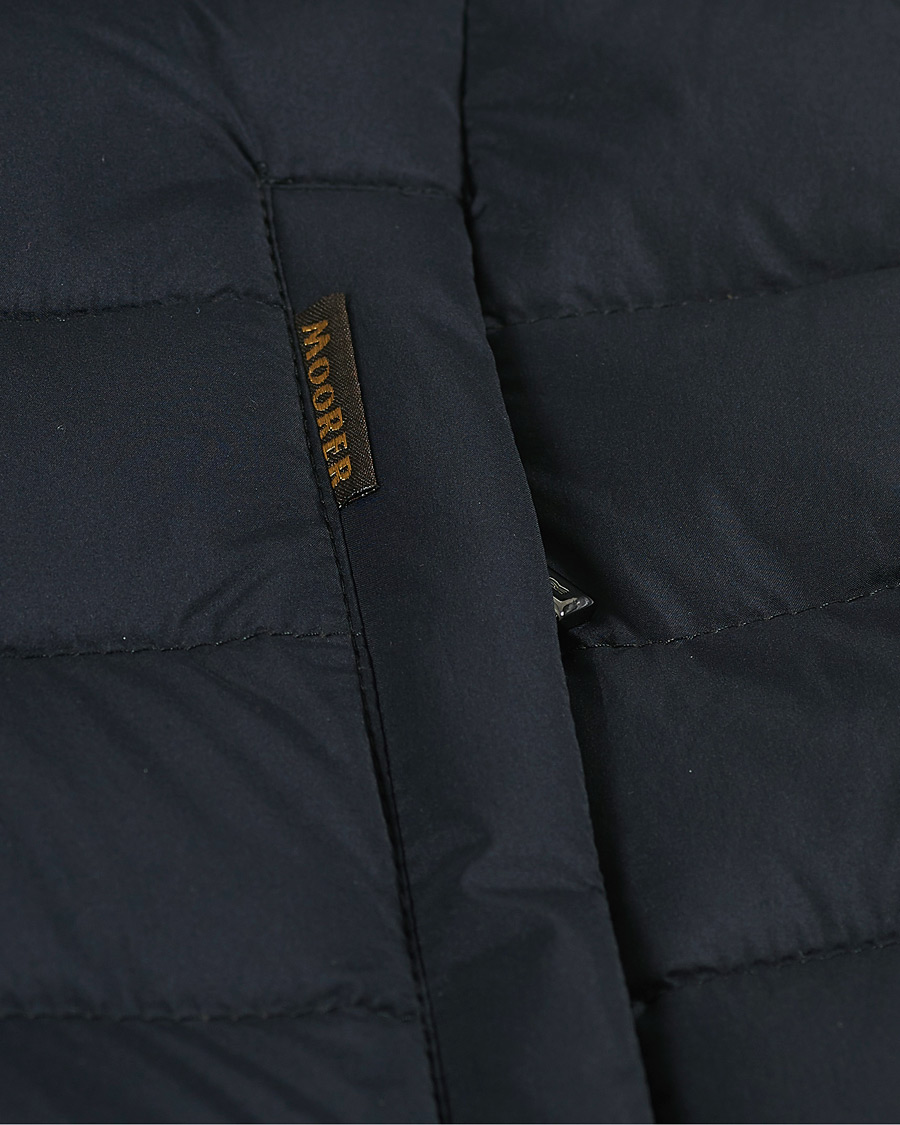 Homme | Manteaux Et Vestes | MooRER | Padded Down Vest Dark Blue