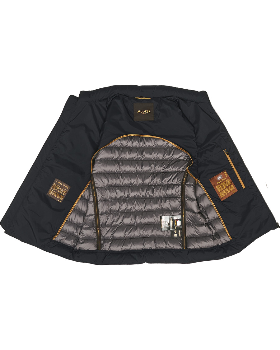 Homme | Manteaux Et Vestes | MooRER | Padded Down Vest Dark Blue