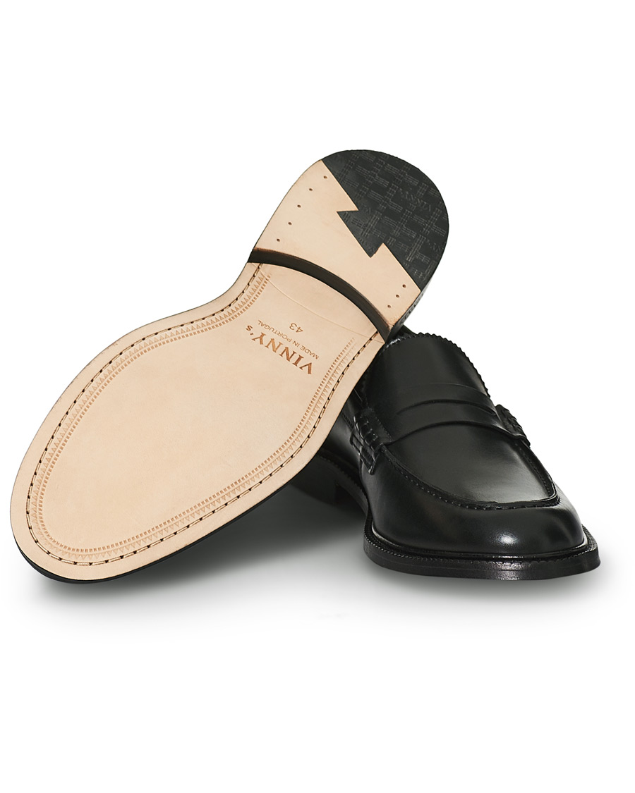 Heren | VINNY's Townee Loafer Black Calf | VINNY's | Townee Loafer Black Calf