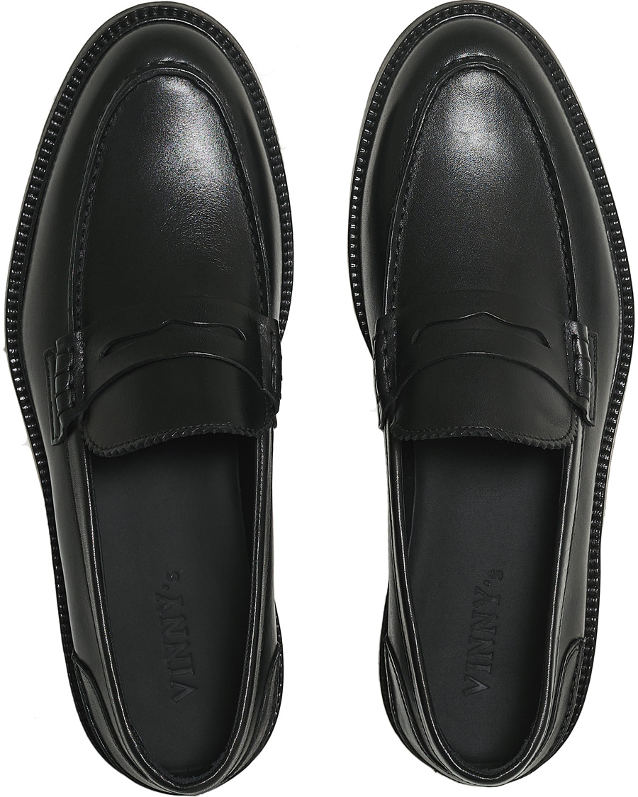 Heren | VINNY's Townee Loafer Black Calf | VINNY's | Townee Loafer Black Calf