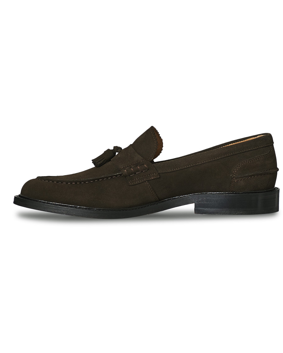 Homme | VINNY's Chico Tassel Loafer Ebony Suede | VINNY's | Chico Tassel Loafer Ebony Suede