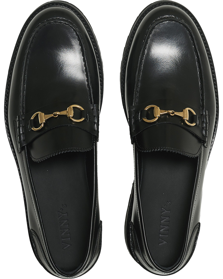 Homme | VINNY's Le Club Horsebit Loafer Black Polido | VINNY's | Le Club Horsebit Loafer Black Polido