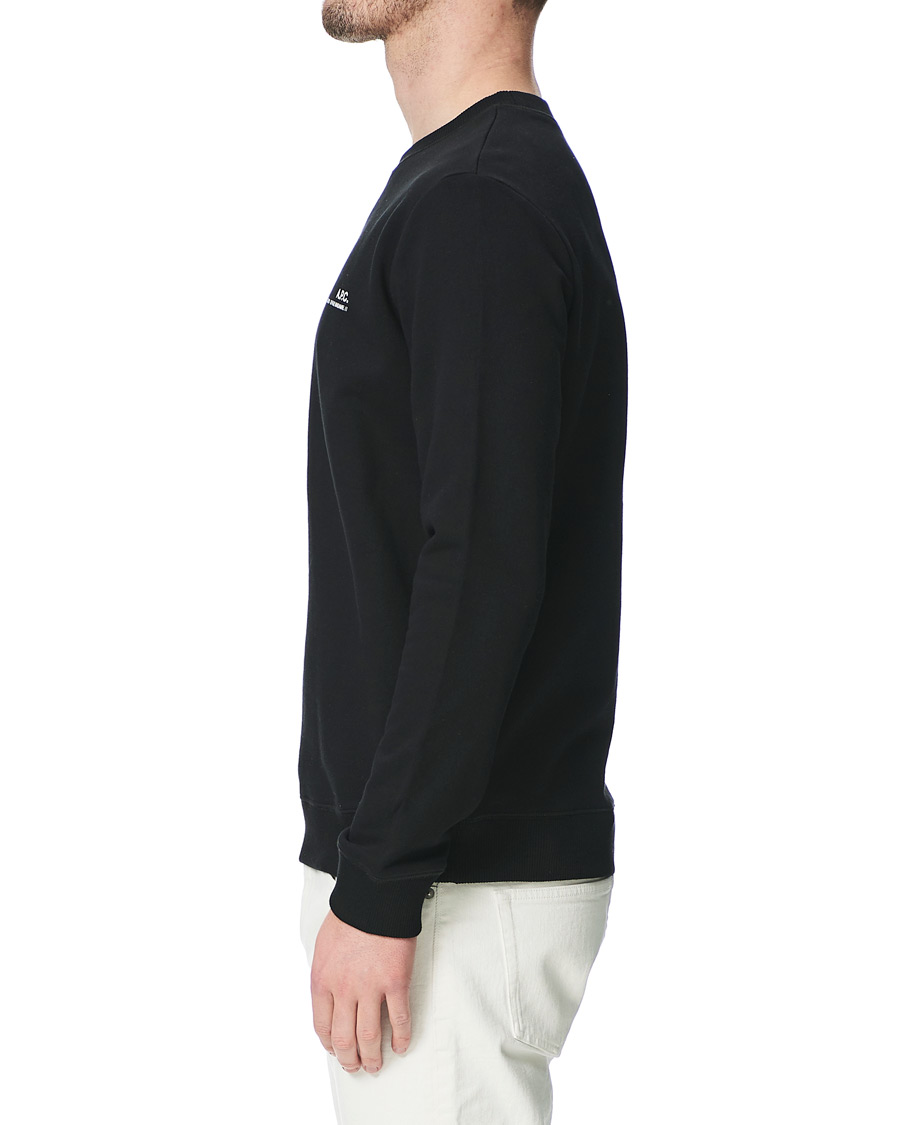 Heren | Truien | A.P.C. | Item Crew Neck Sweatshirt Black