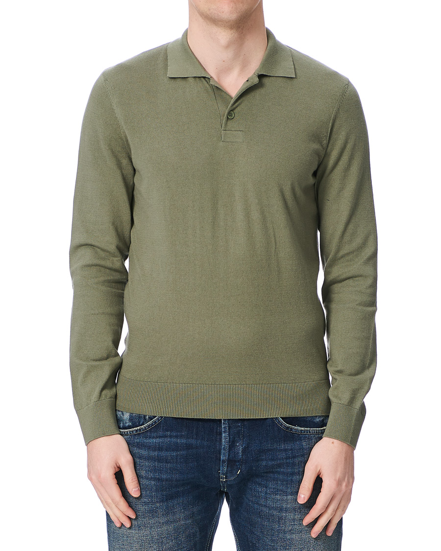Homme | Pulls Et Tricots | A.P.C. | Cotton/Cashmere Knitted Polo Sage