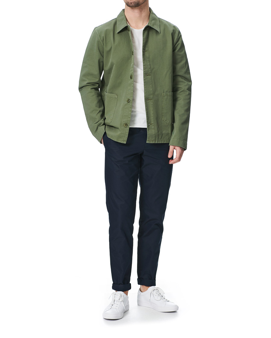 Homme | Chemises | A.P.C. | Kerlouan Shirt Jacket Olive