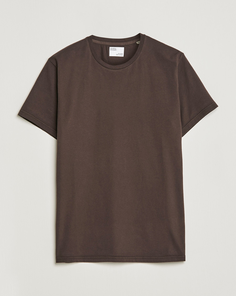 Heren | T-shirts | Colorful Standard | Classic Organic T-Shirt Coffee Brown