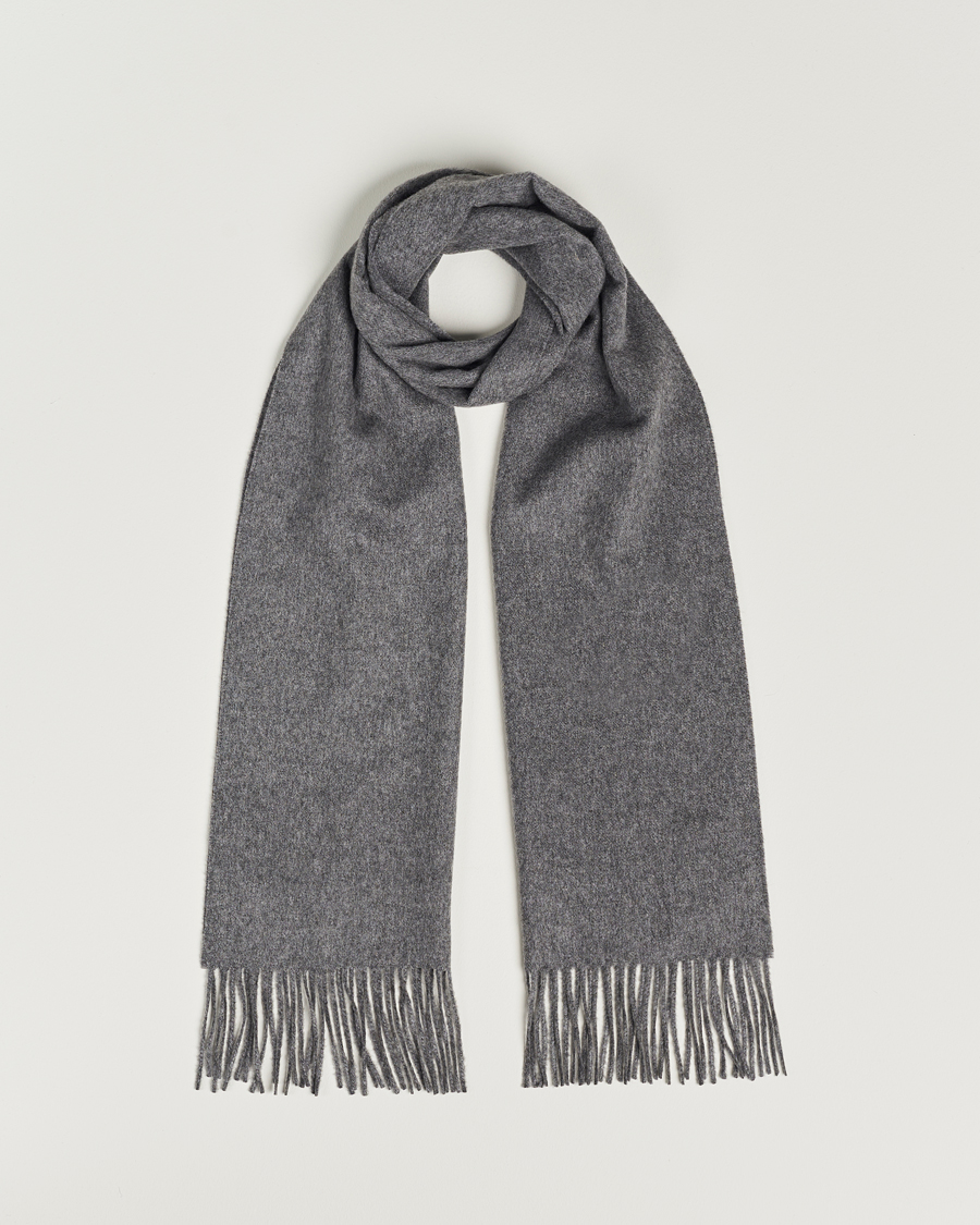 Heren | Sjaals | Piacenza Cashmere | Cashmere Scarf Grey Melange