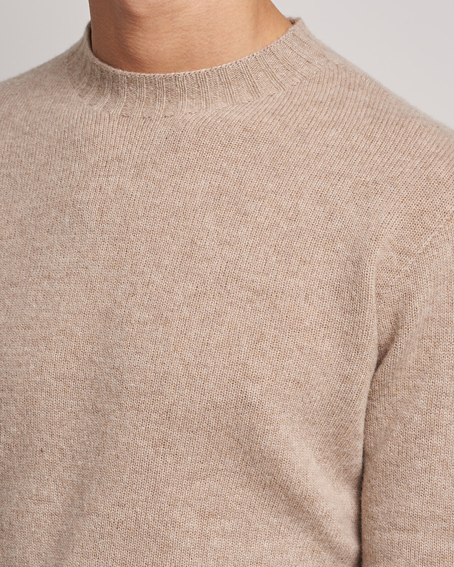 Homme | Pulls Et Tricots | Altea | Wool/Cashmere Crew Neck Sweater Beige