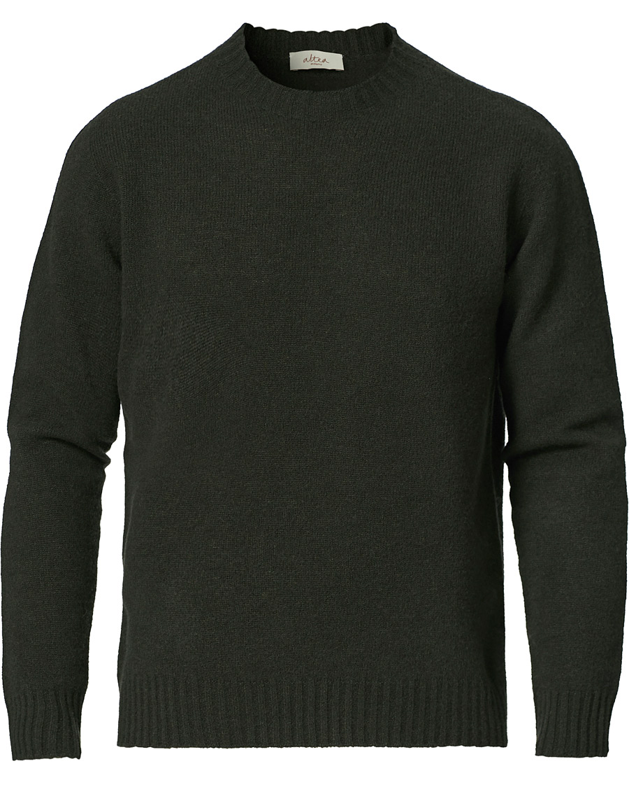 Homme | Pulls Et Tricots | Altea | Wool/Cashmere Crew Neck Sweater Military