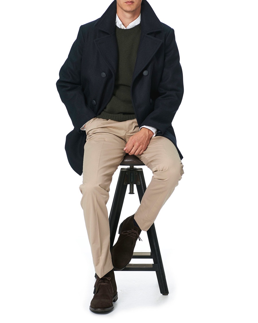 Homme | Pulls Et Tricots | Altea | Wool/Cashmere Crew Neck Sweater Military