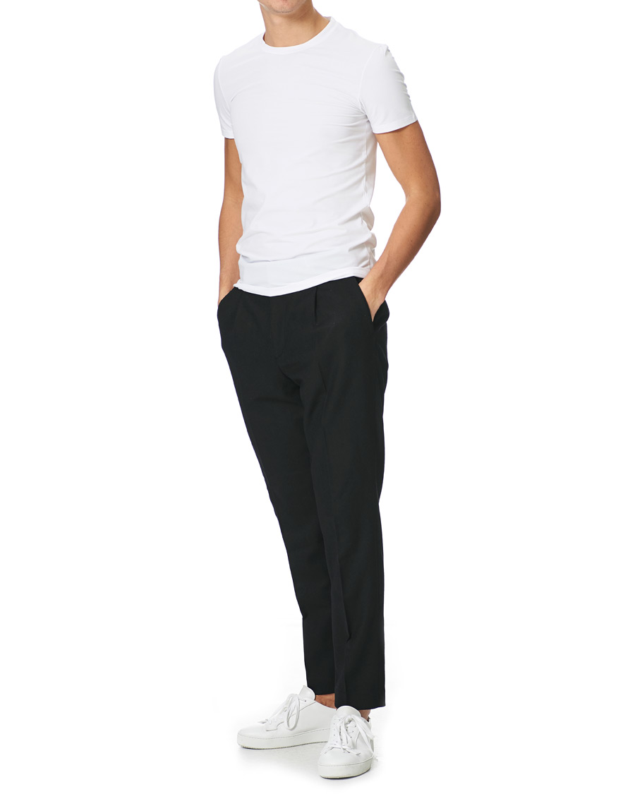 Homme | T-shirts | Zegna | Cotton Stretch Crew Neck T-Shirt White