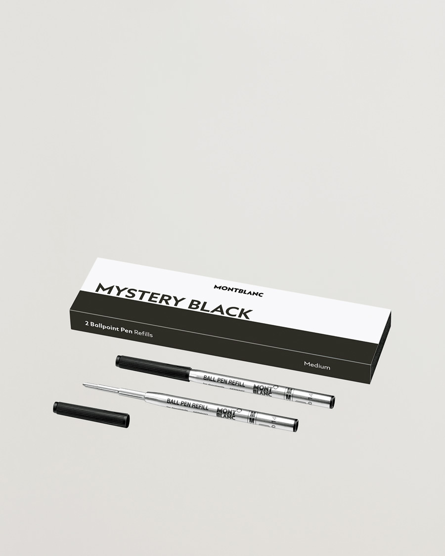 Homme | Montblanc 2 Ballpoint Pen Refills Mystery Black | Montblanc | 2 Ballpoint Pen Refills Mystery Black