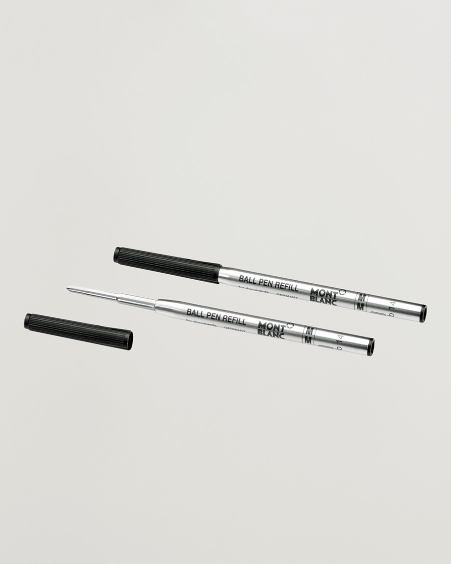 Homme | Montblanc 2 Ballpoint Pen Refills Mystery Black | Montblanc | 2 Ballpoint Pen Refills Mystery Black