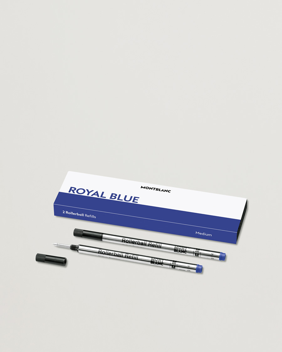 Homme | Montblanc 2 Rollerball Refills Royal Blue | Montblanc | 2 Rollerball Refills Royal Blue