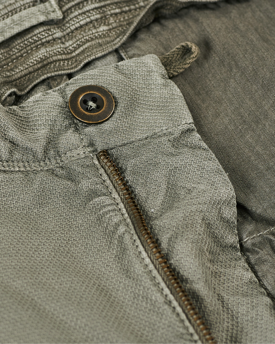 Homme | Pantalons | Incotex | Easy Fit Selvedge Cotton Chinos Stone Grey