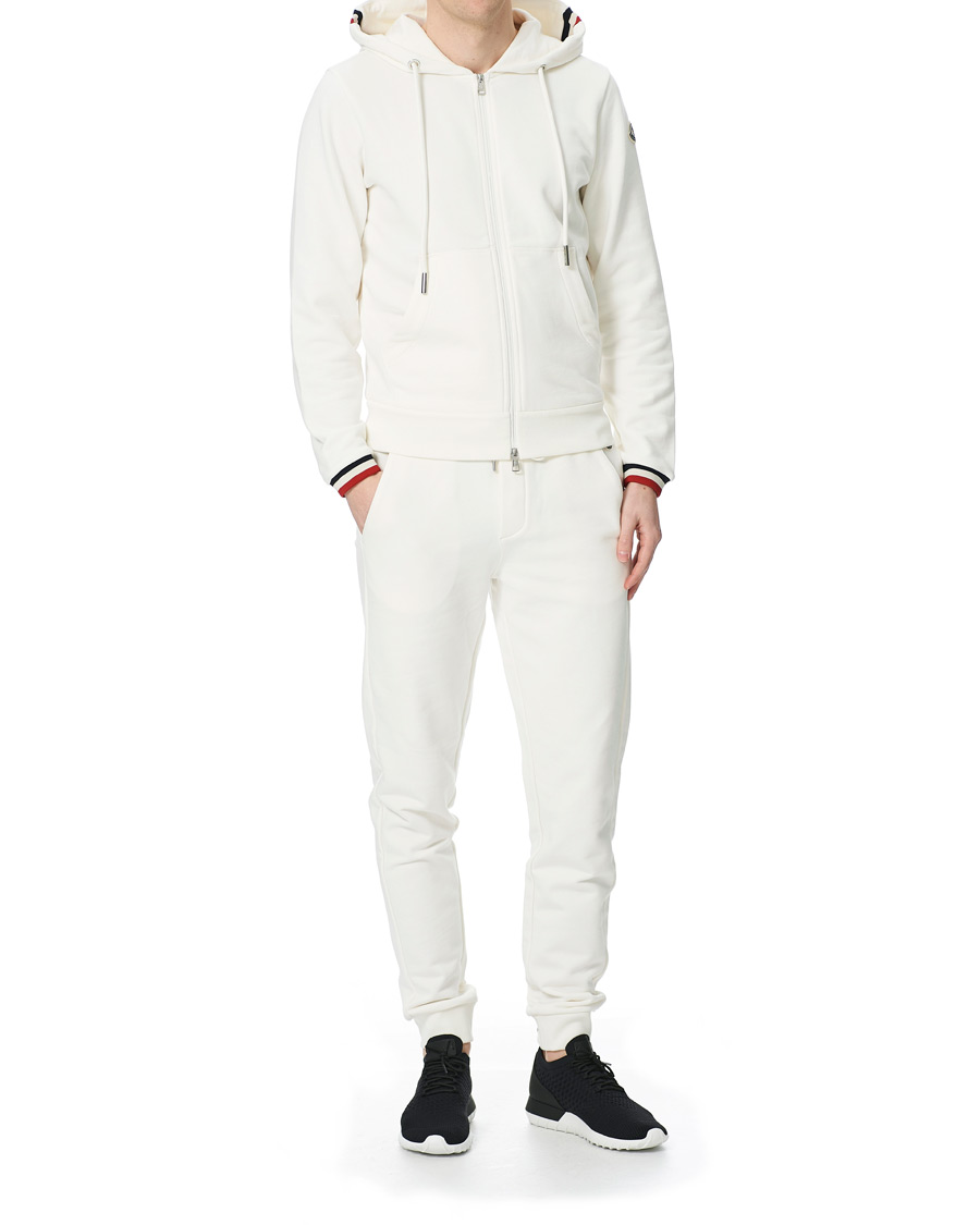Homme | Pulls Et Tricots | Moncler | Maglia Full Zip Hoodie Off White