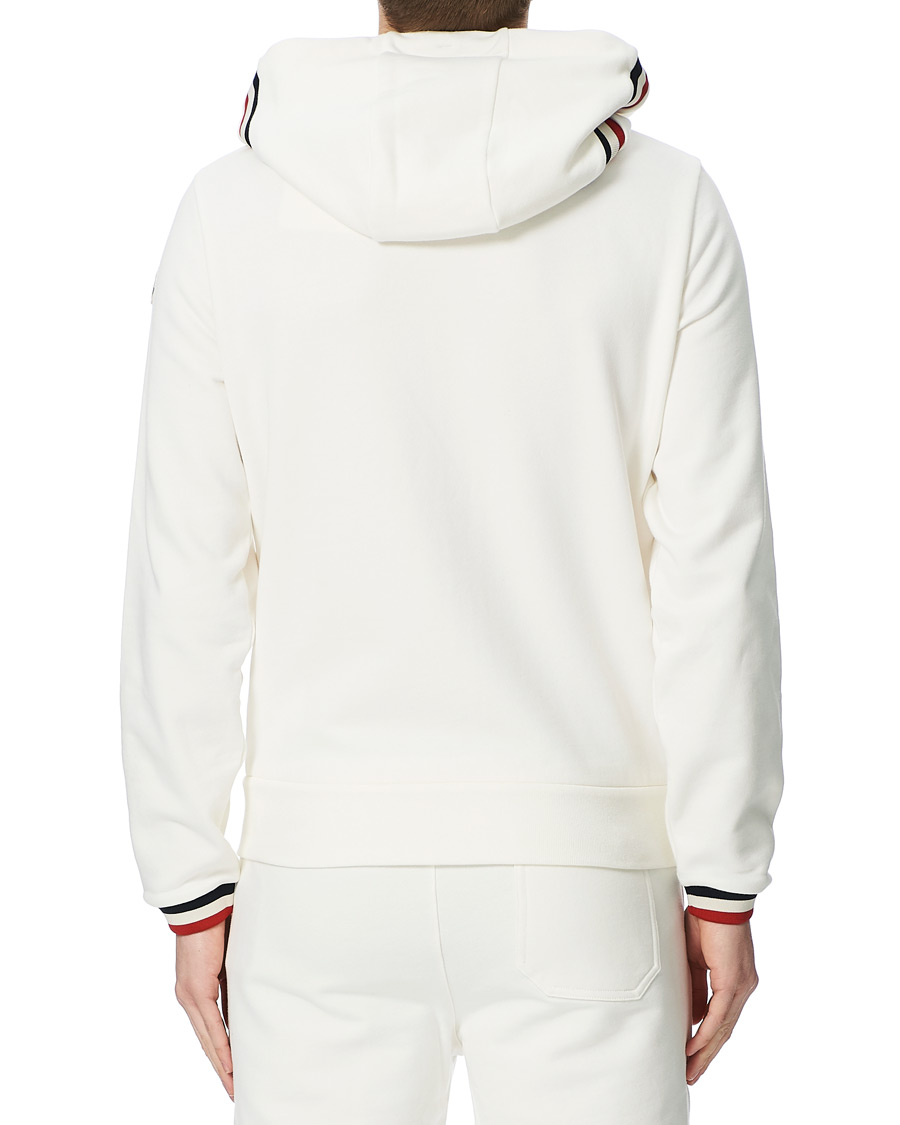Homme | Pulls Et Tricots | Moncler | Maglia Full Zip Hoodie Off White