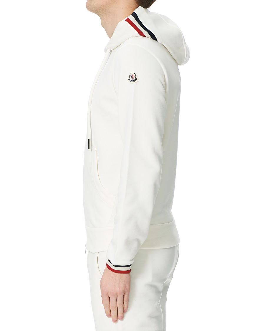 Homme | Pulls Et Tricots | Moncler | Maglia Full Zip Hoodie Off White