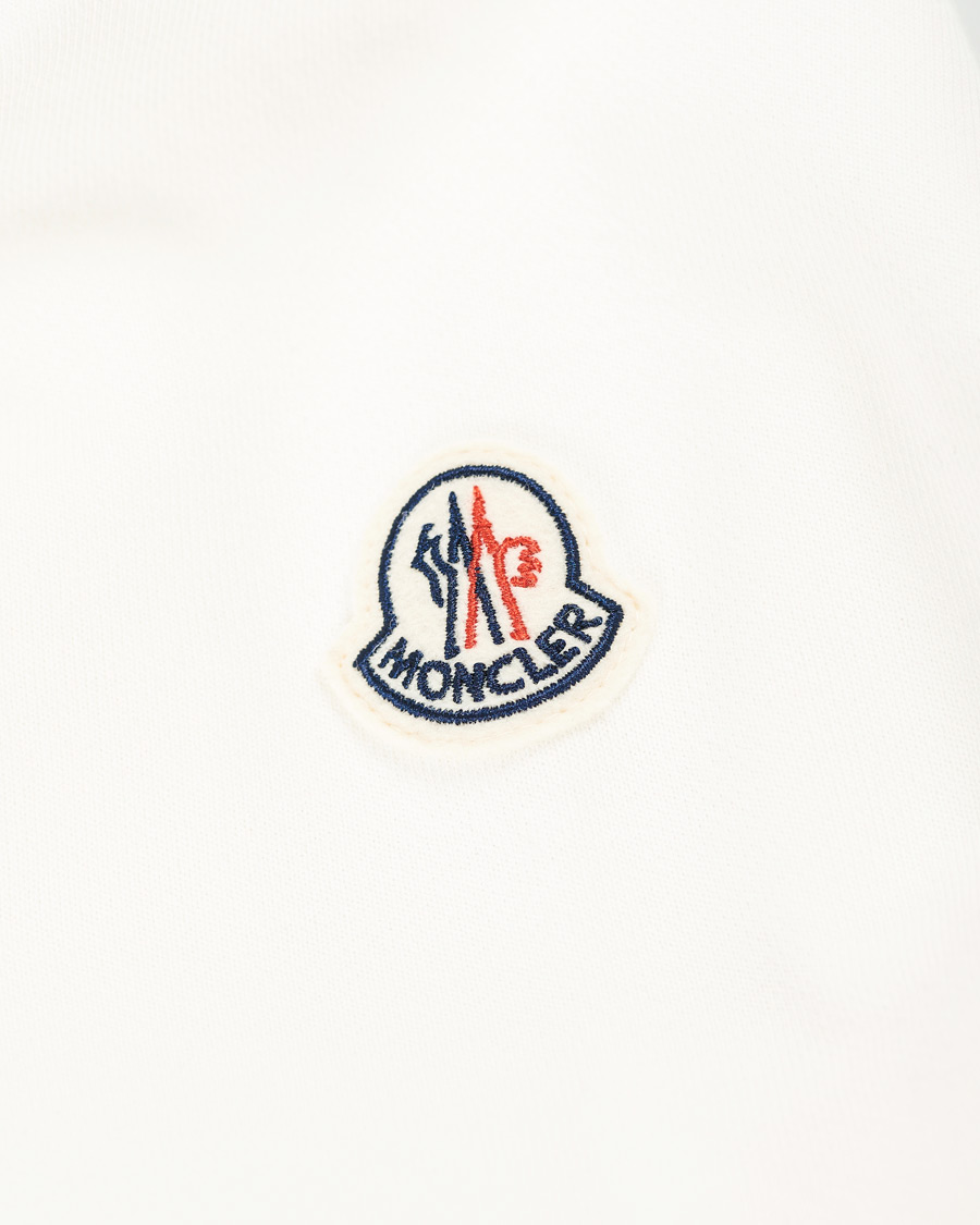 Homme | Pulls Et Tricots | Moncler | Maglia Full Zip Hoodie Off White