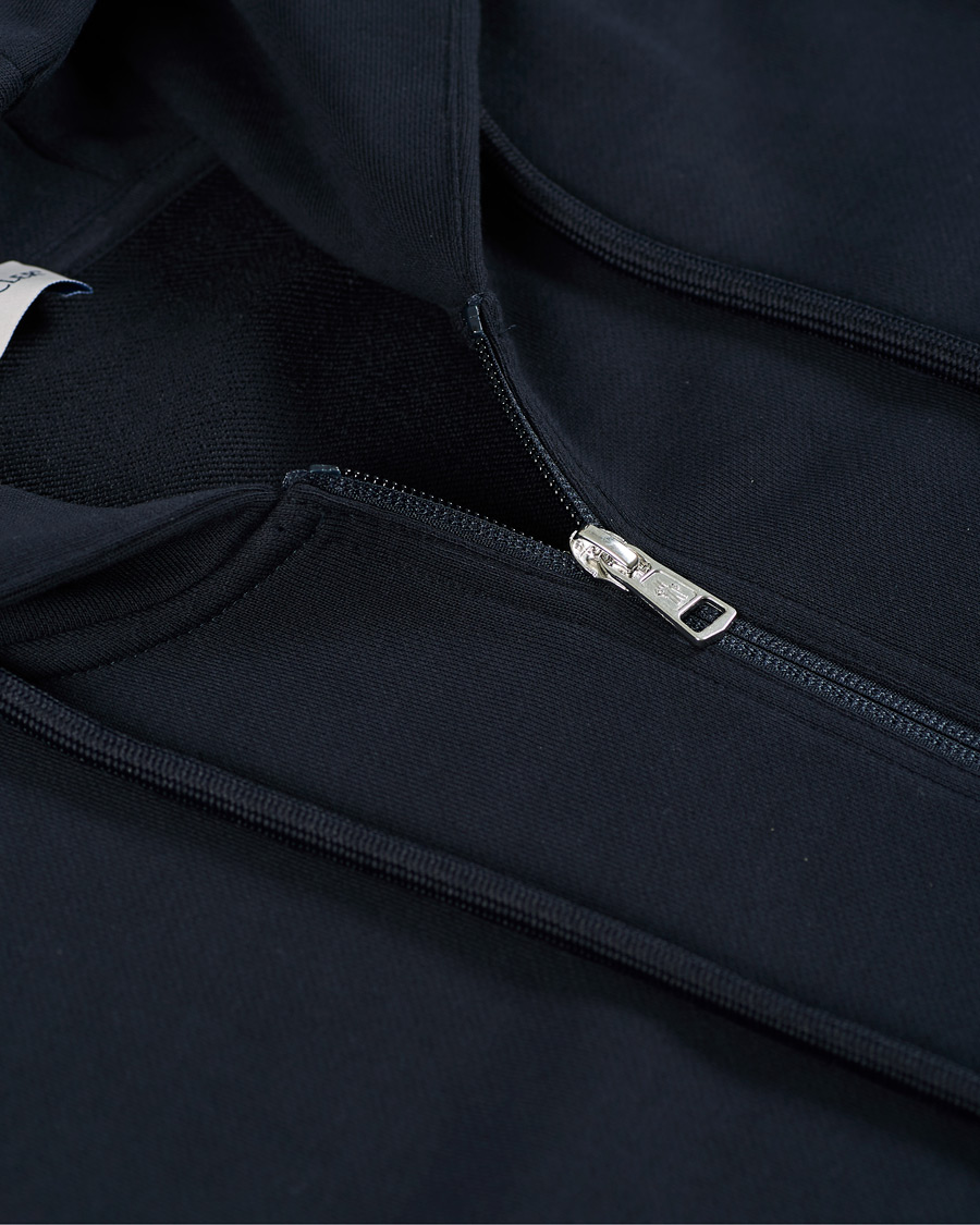 Homme | Pulls Et Tricots | Moncler | Maglia Full Zip Hoodie Navy