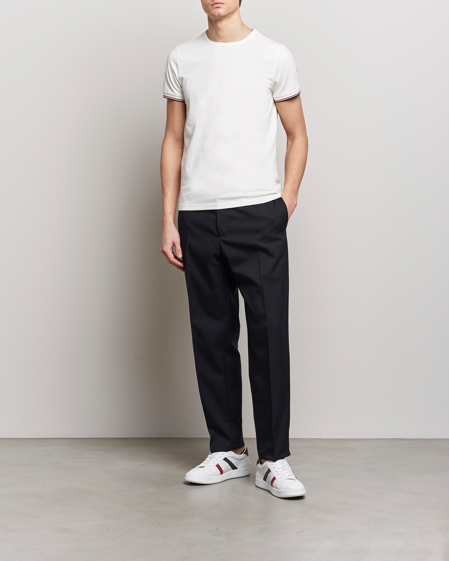 Homme | T-shirts | Moncler | Shoulder Logo T-Shirt Off White