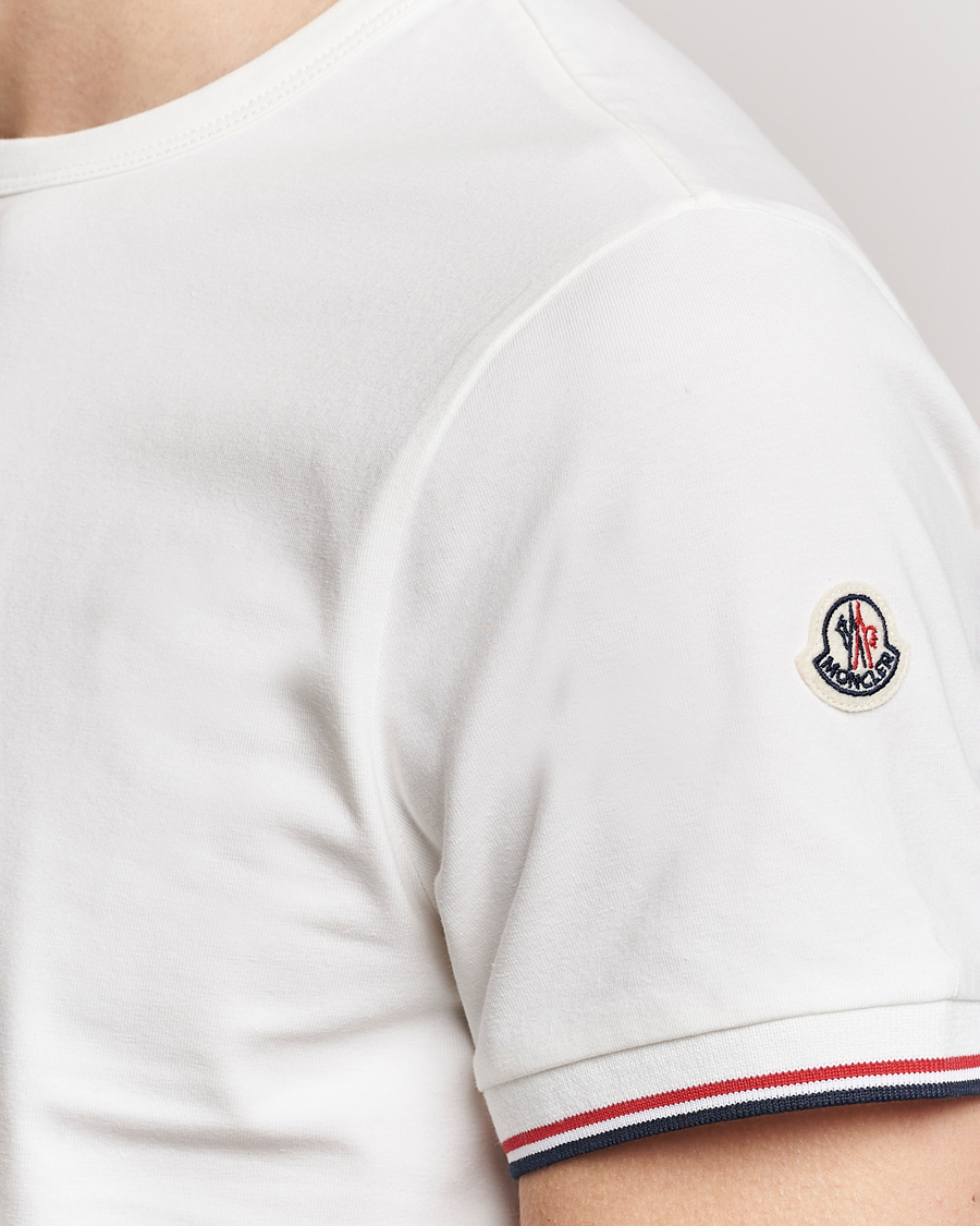 Homme | T-shirts | Moncler | Shoulder Logo T-Shirt Off White