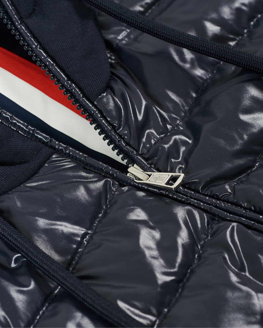 Homme | Manteaux Et Vestes | Moncler | Maglia Full Zip Hybrid Navy