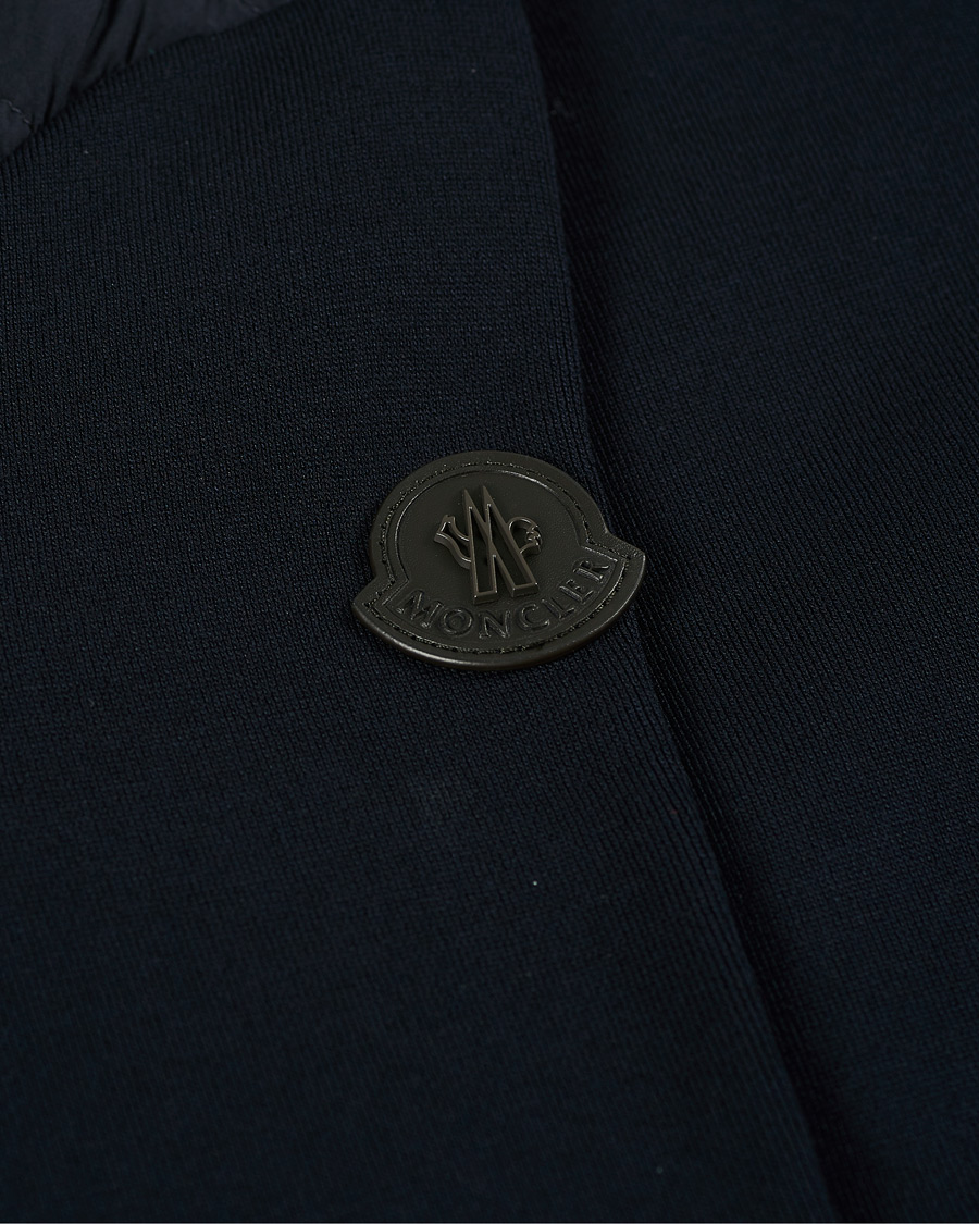 Homme | Pulls Et Tricots | Moncler | Cardigan Down Hybrid Navy
