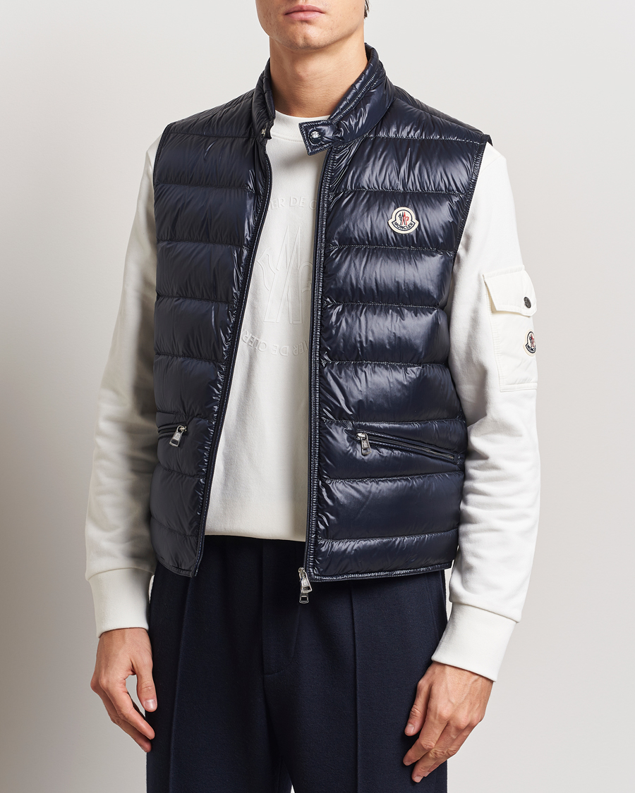 Heren | Gilets | Moncler | Gui Vest Navy