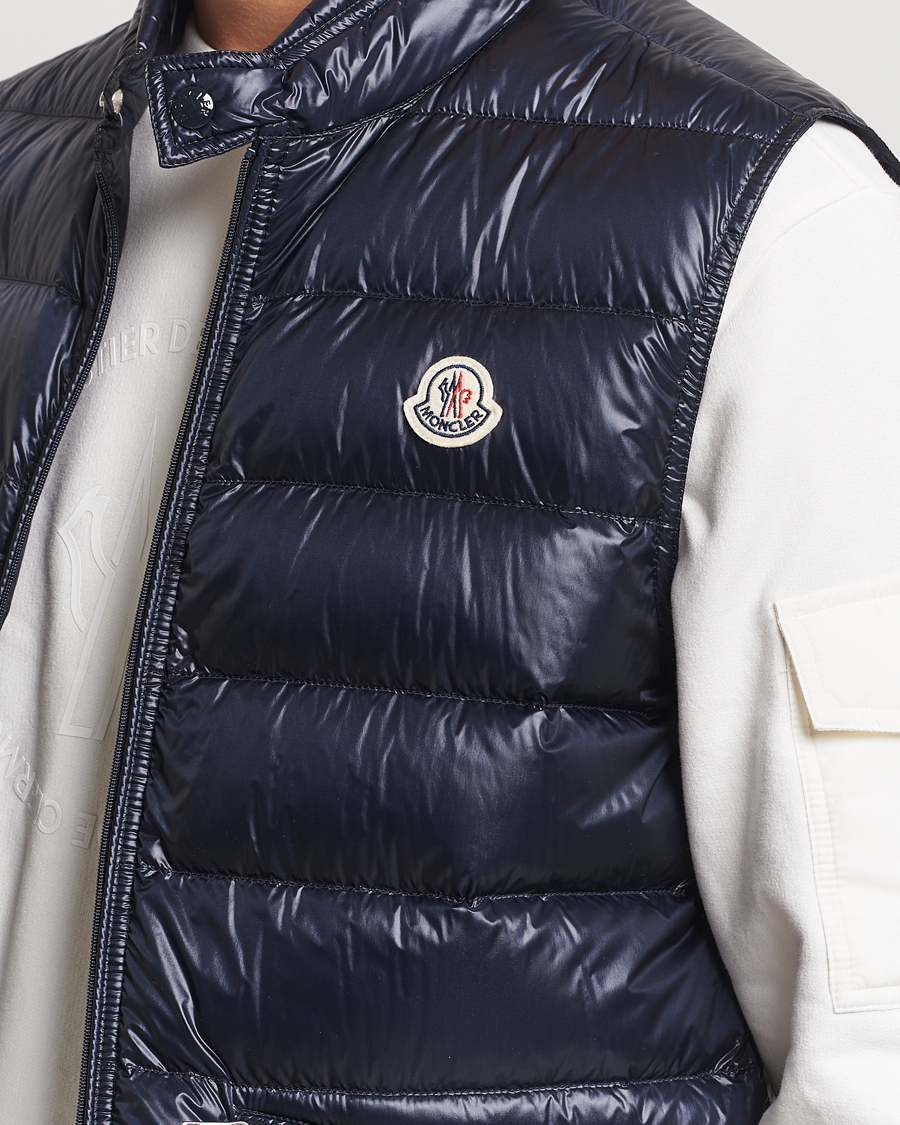 Heren | Gilets | Moncler | Gui Vest Navy