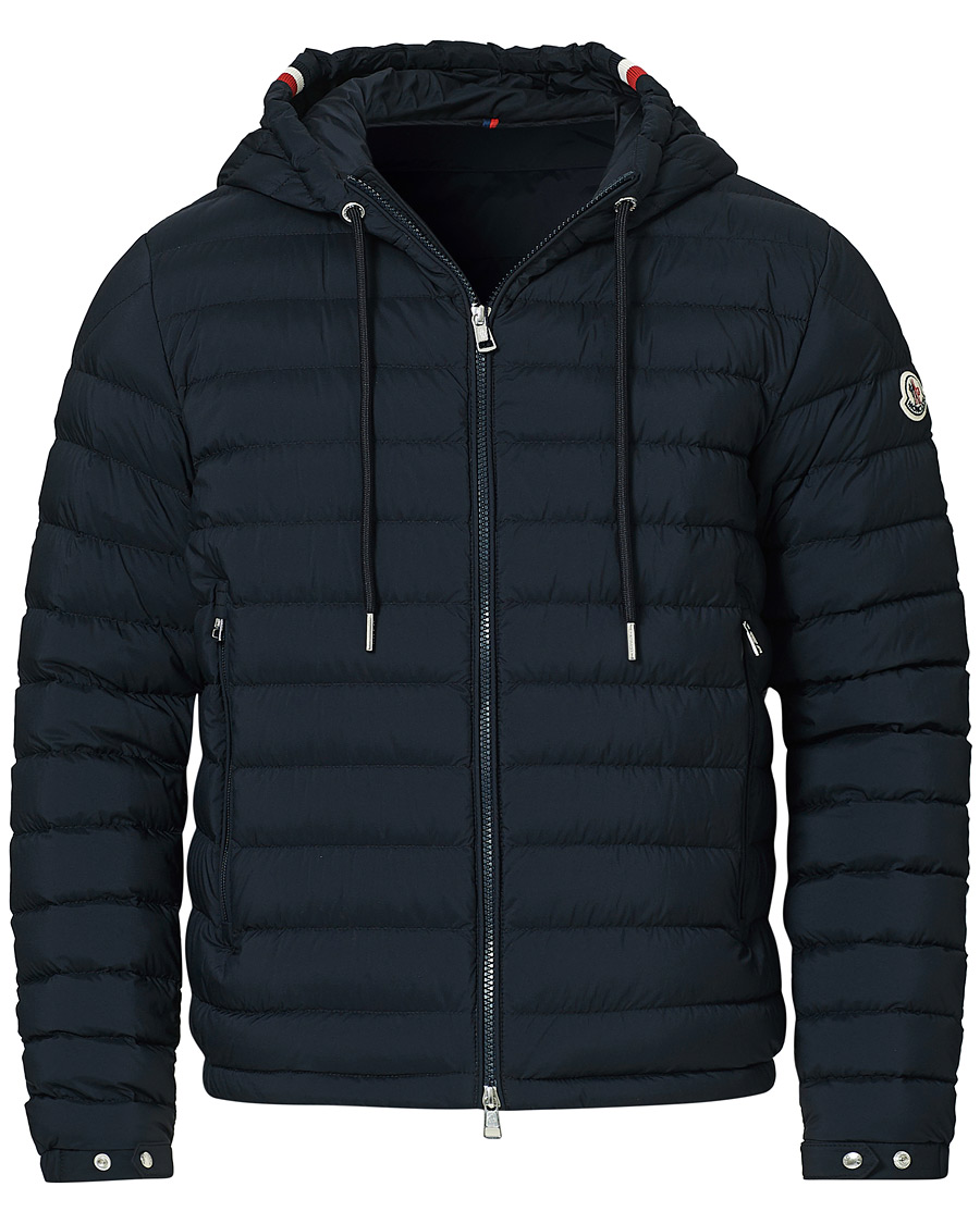 Homme | Manteaux Et Vestes | Moncler | Eus Down Hooded Jacket Navy