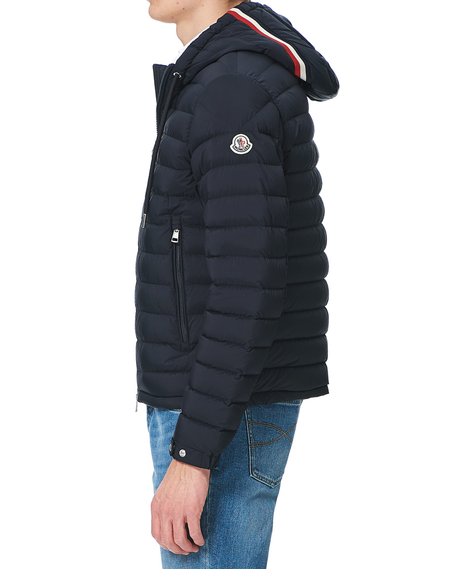 Homme | Manteaux Et Vestes | Moncler | Eus Down Hooded Jacket Navy