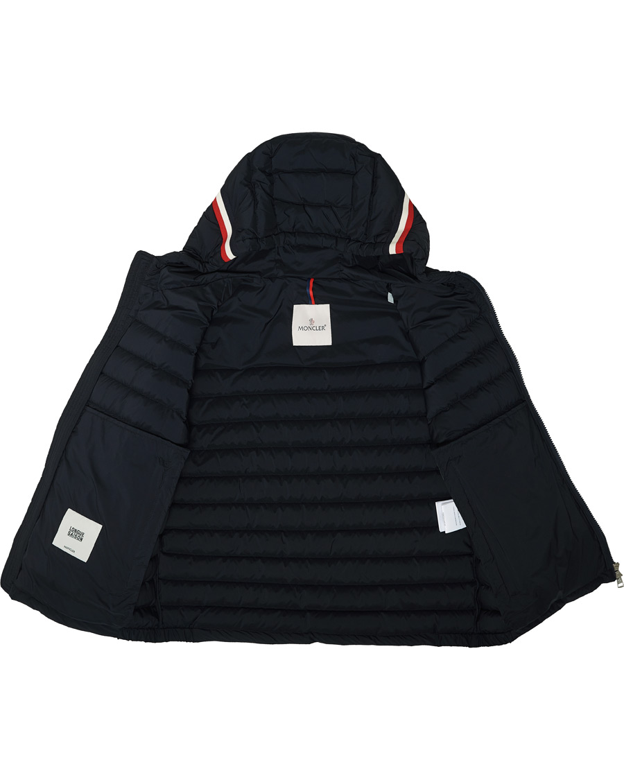 Homme | Manteaux Et Vestes | Moncler | Eus Down Hooded Jacket Navy