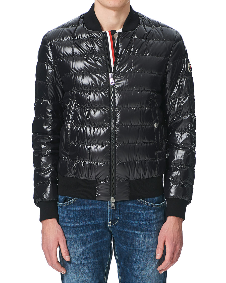Homme | Manteaux Et Vestes | Moncler | Perouges Down Bomber Jacket Black