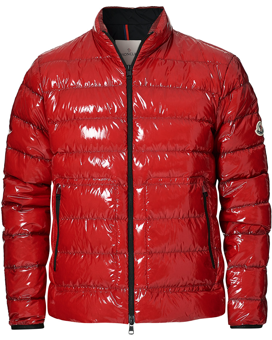 Homme | Manteaux Et Vestes | Moncler | Agar Down Ripstop Jacket Red