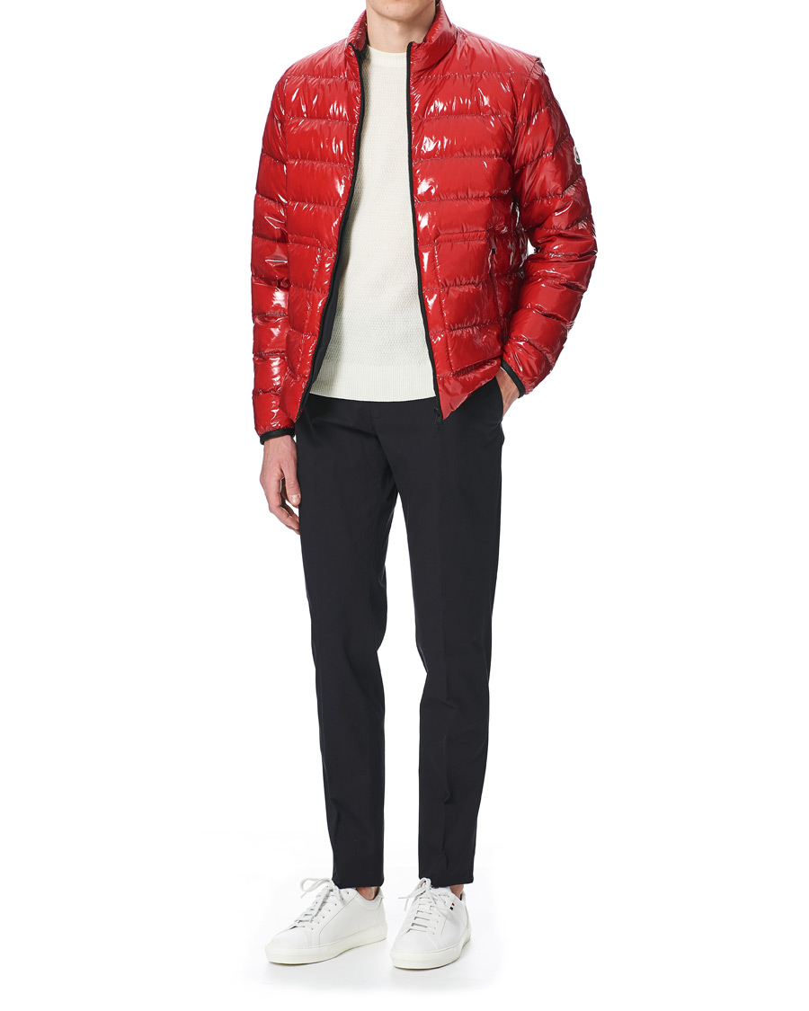 Homme | Manteaux Et Vestes | Moncler | Agar Down Ripstop Jacket Red