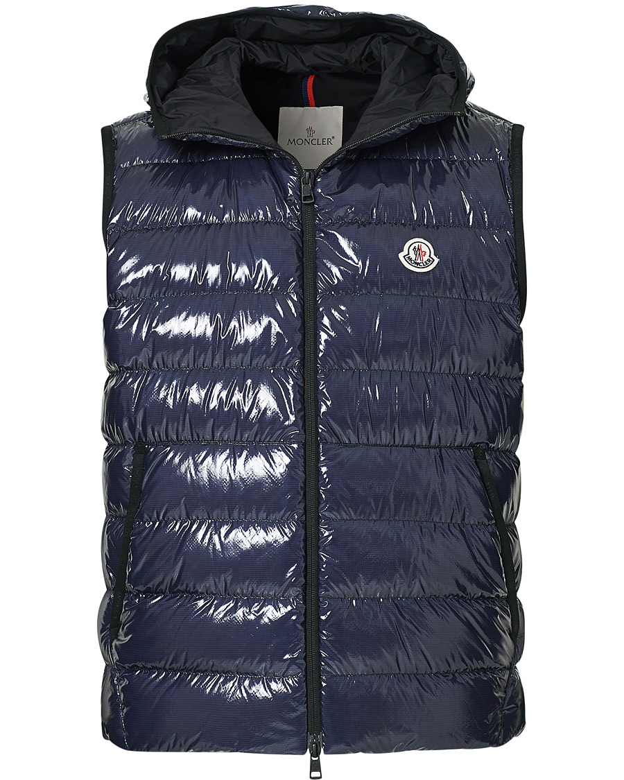 Homme | Manteaux Et Vestes | Moncler | Lappe Down Ripstop Vest Navy