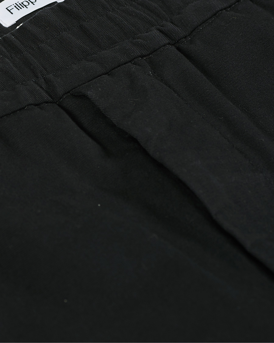 Homme | Shorts | Filippa K | Terry Cotton Shorts Black