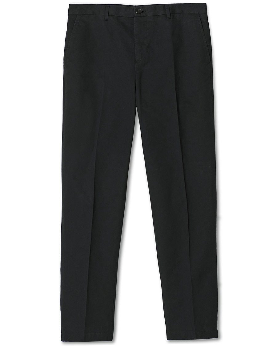 Heren | Broeken | Filippa K | William Cotton Trousers Black