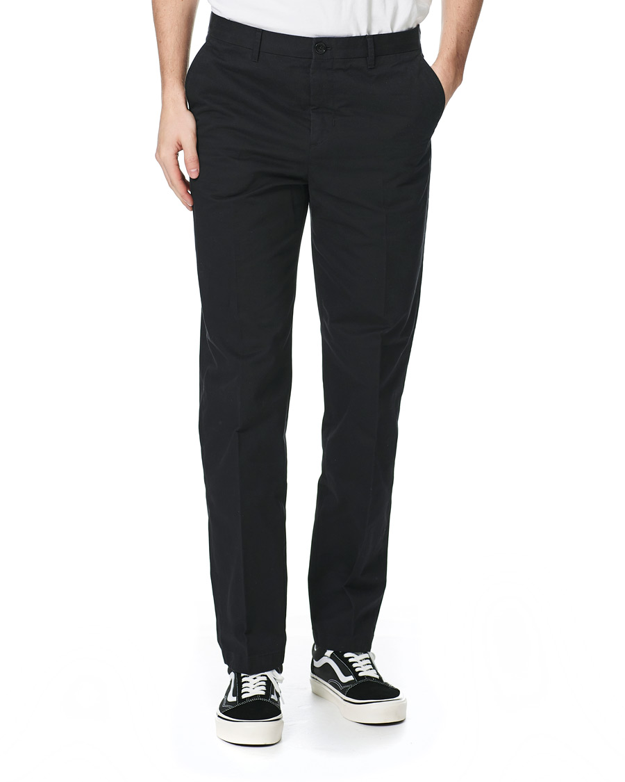 Heren | Broeken | Filippa K | William Cotton Trousers Black