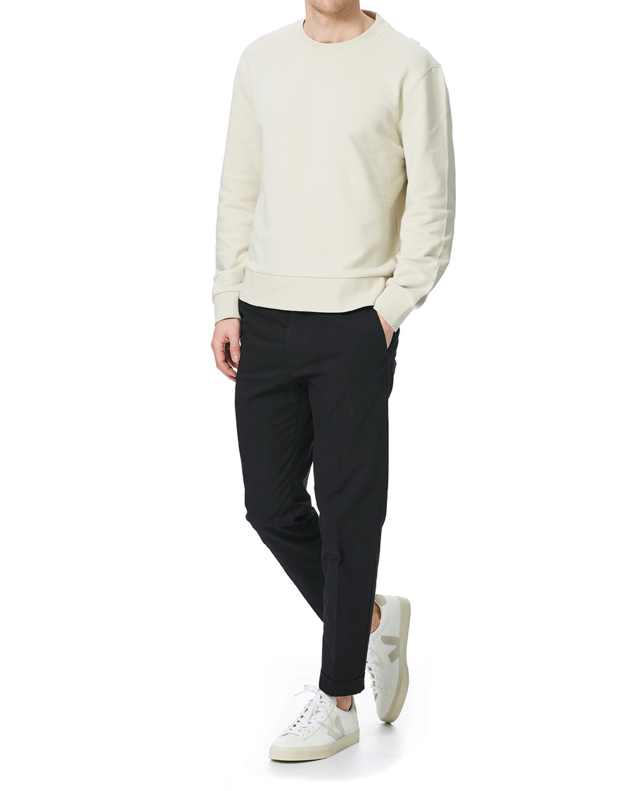 Homme | Pulls Et Tricots | Filippa K | Gustaf Organic Cotton Sweatshirt Vanilla Ice