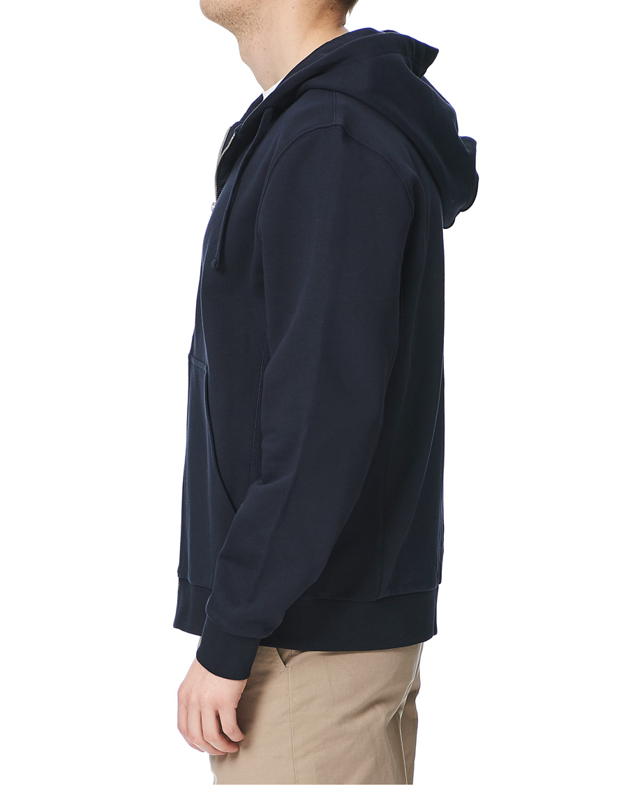 Homme | Pulls Et Tricots | Filippa K | Aldous Cotton Zip Hood Navy
