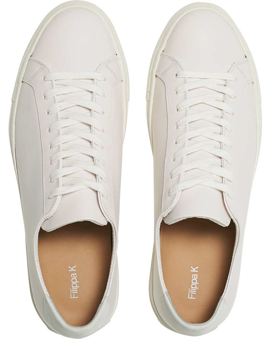 Homme | Filippa K Morgan Leather Sneakers White | Filippa K | Morgan Leather Sneakers White