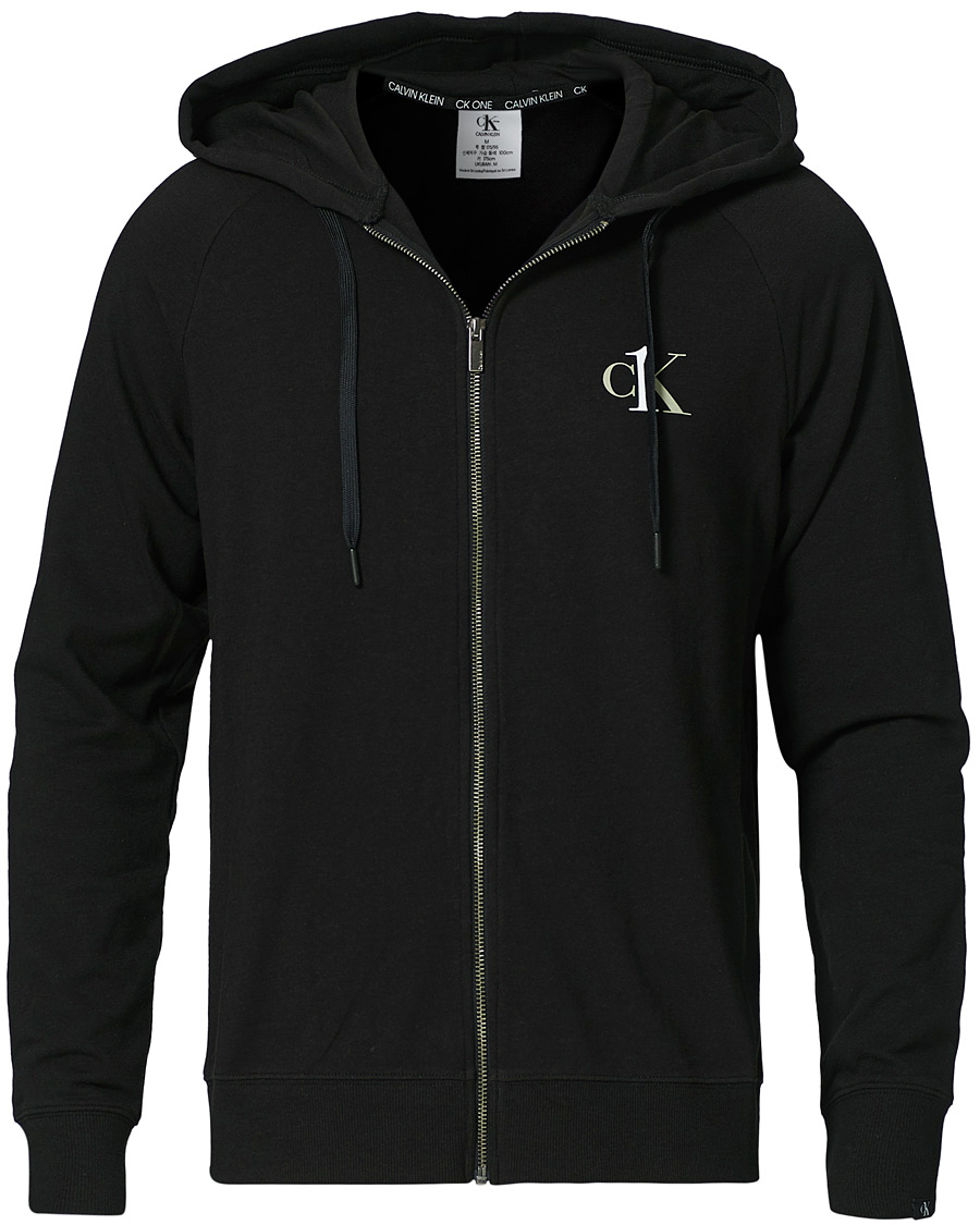 Homme | Pulls Et Tricots | Calvin Klein | CK One Lounge Full Zip Hoodie Black