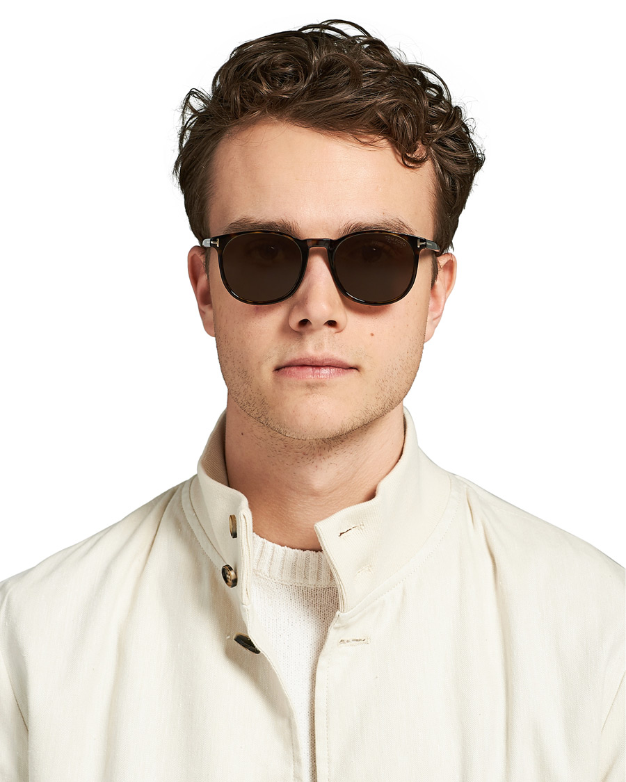 Homme | Tom Ford Ansel Sunglasses Dark Havana/Brown Polarized | Tom Ford | Ansel Sunglasses Dark Havana/Brown Polarized