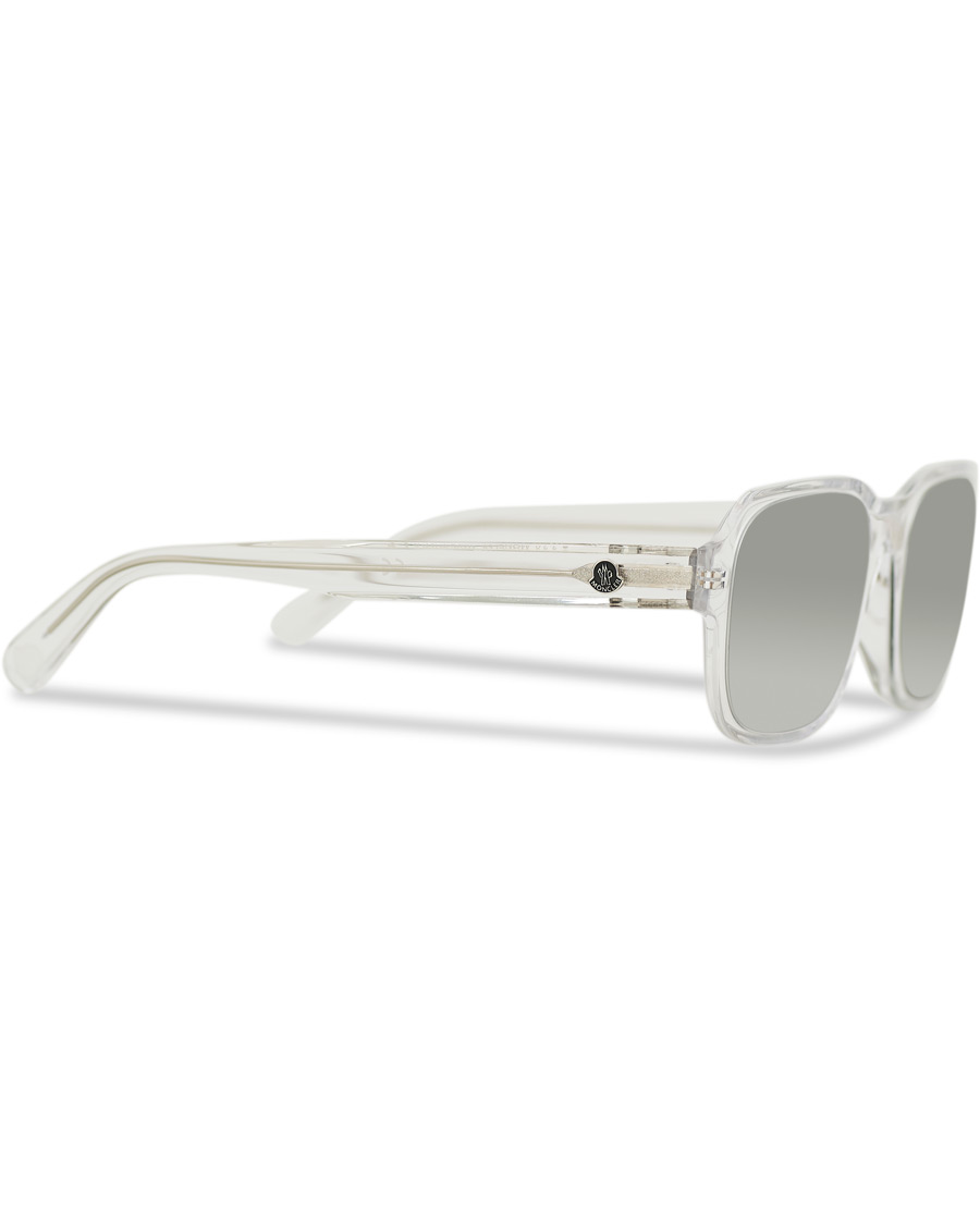 Heren | Moncler Lunettes Icebridge Sunglasses Crystal/Smoke Mirror | Moncler Lunettes | Icebridge Sunglasses Crystal/Smoke Mirror