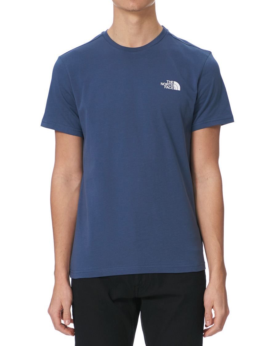 Heren | T-shirts | The North Face | Simple Dome Crew Neck Tee Vintage Indigo