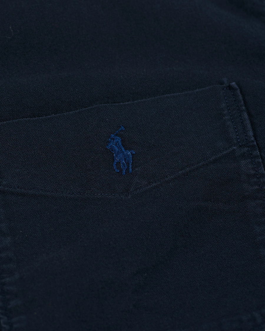 Homme | Chemises | Polo Ralph Lauren | Zip Oxford Garment Dyed Shirt Navy